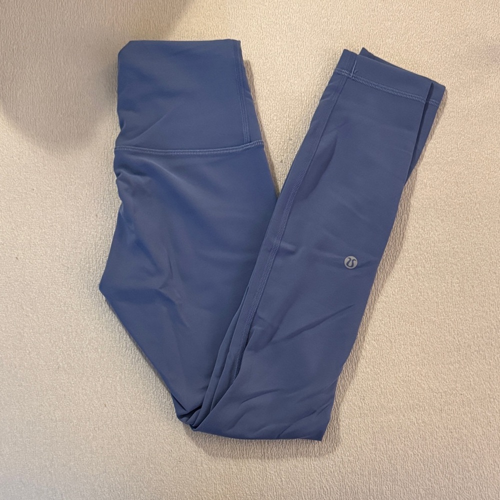 Lululemon Wunder Train Blue Leggings